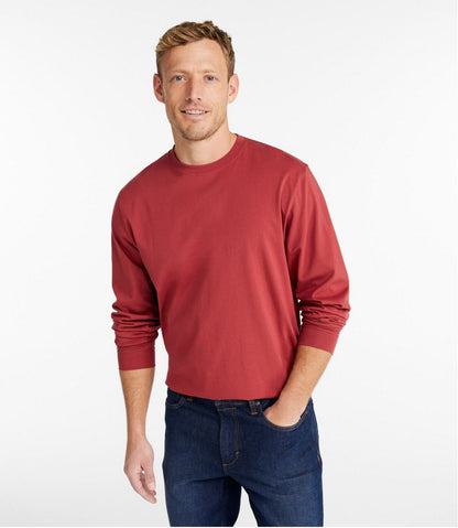 Men's Carefree Unshrinkable Tee, Traditional Fit, Long-Sleeve / L.L.Bean