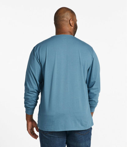 Men's Carefree Unshrinkable Tee, Traditional Fit, Long-Sleeve / L.L.Bean
