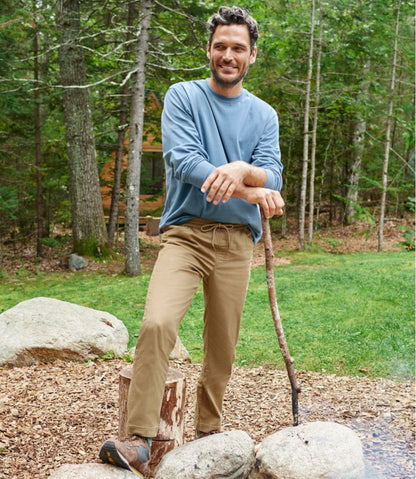 Men's Carefree Unshrinkable Tee, Traditional Fit, Long-Sleeve / L.L.Bean