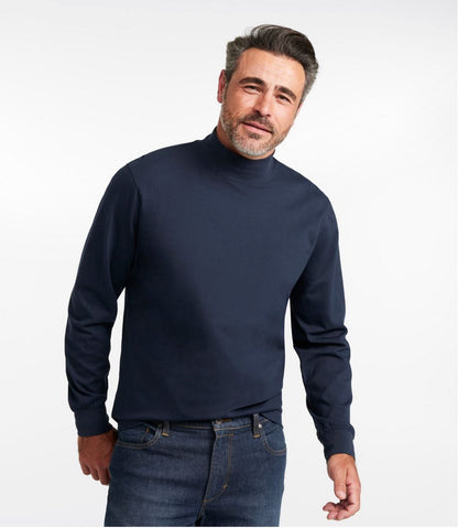 Men's Carefree Unshrinkable Mockneck Shirt / L.L.Bean