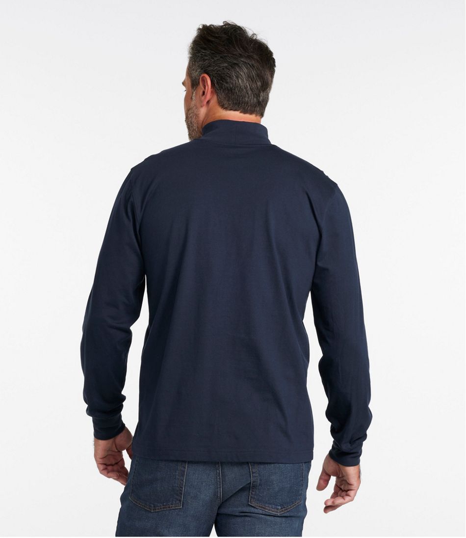 Men's Carefree Unshrinkable Mockneck Shirt / L.L.Bean