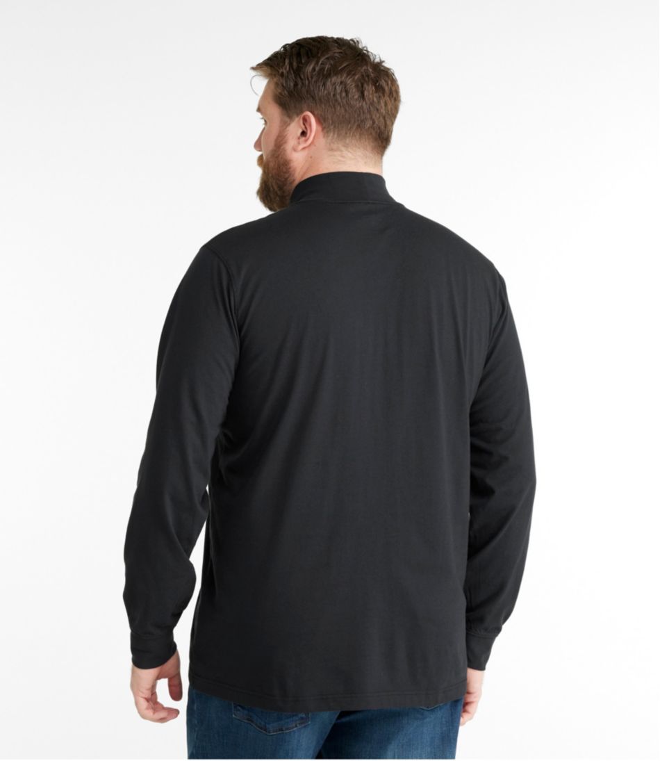 Men's Carefree Unshrinkable Mockneck Shirt / L.L.Bean