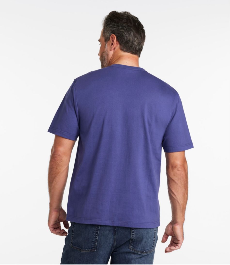 Men's Carefree Unshrinkable Tee with Pocket, Traditional Fit / L.L.Bean