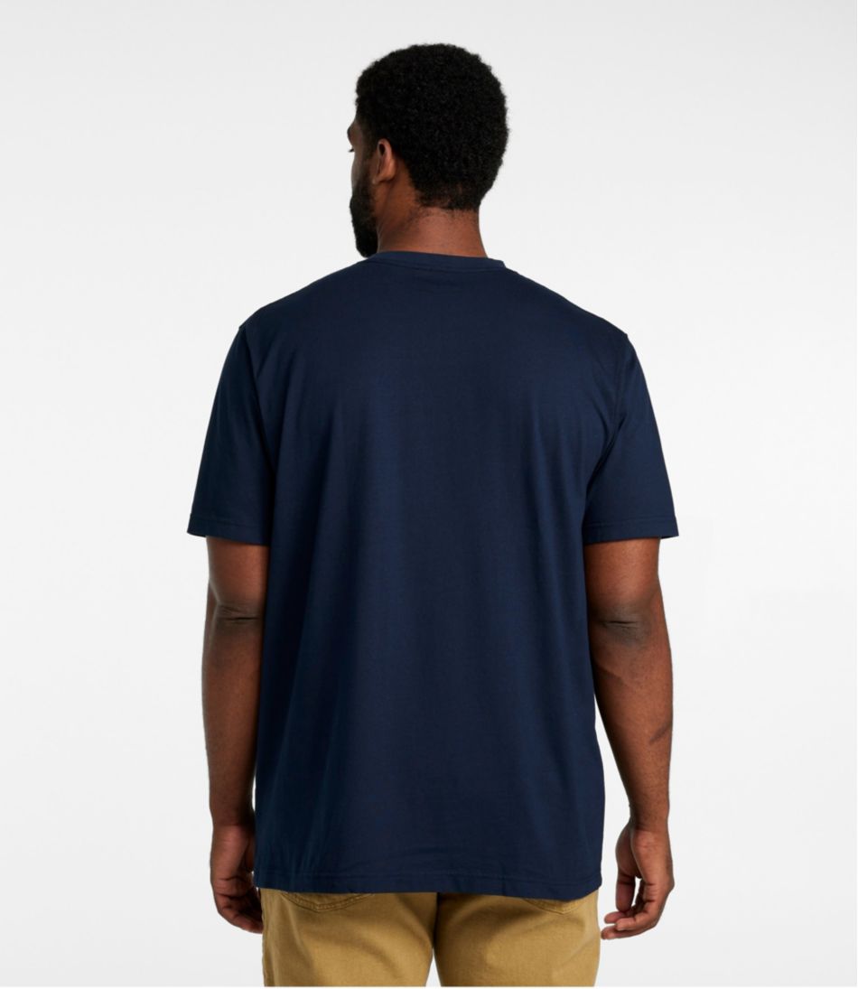 Men's Carefree Unshrinkable Tee with Pocket, Traditional Fit / L.L.Bean