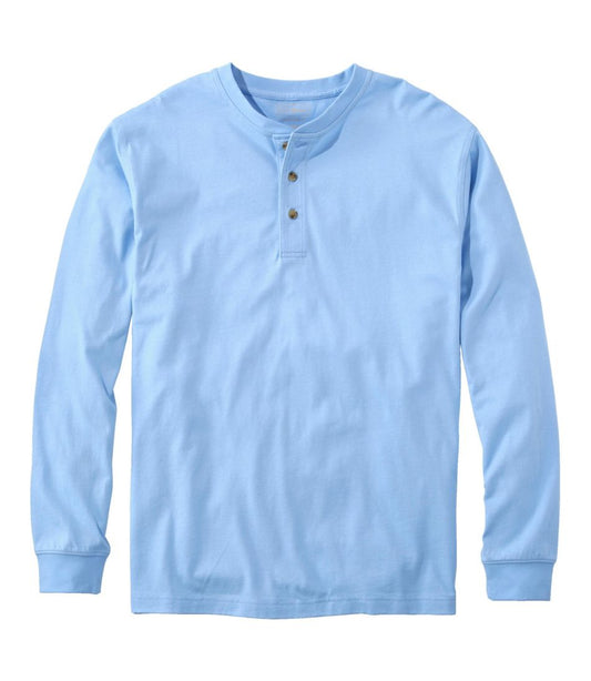 Men's Carefree Unshrinkable Tee, Traditional Fit, Long-Sleeve Henley / L.L.Bean