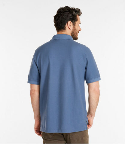Men's Premium Double L® Polo Banded, Short-Sleeve Without Pocket / L.L.Bean