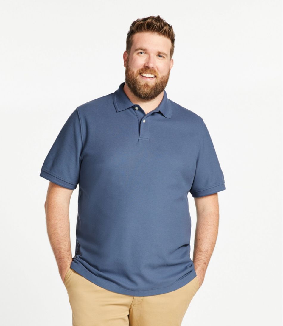 Men's Premium Double L® Polo Banded, Short-Sleeve Without Pocket / L.L.Bean