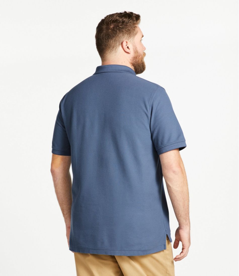 Men's Premium Double L® Polo Banded, Short-Sleeve Without Pocket / L.L.Bean