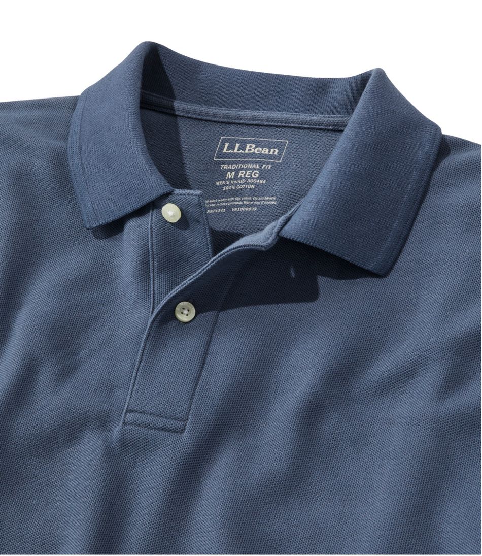 Men's Premium Double L® Polo Banded, Short-Sleeve Without Pocket / L.L.Bean