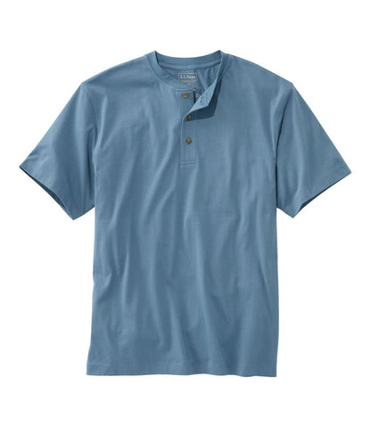 Men's Carefree Unshrinkable Tee, Traditional Fit, Henley / L.L.Bean