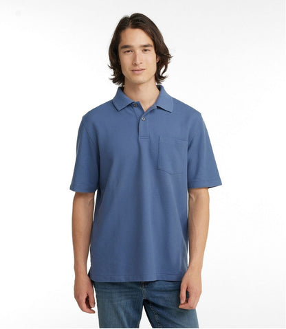 Men's Premium Double L® Polo, Hemmed Short-Sleeve with Pocket / L.L.Bean