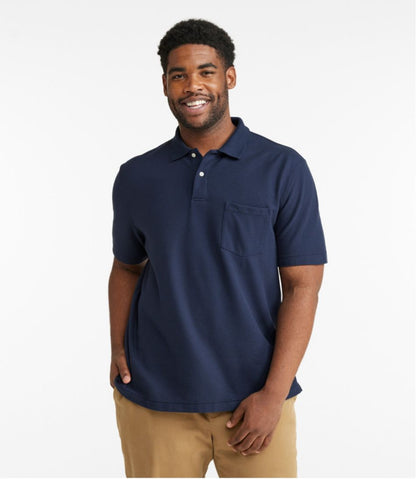 Men's Premium Double L® Polo, Hemmed Short-Sleeve with Pocket / L.L.Bean