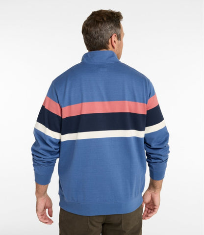 Men's Bean's Vintage Soft Rugby, Mockneck, Chest Stripe / L.L.Bean