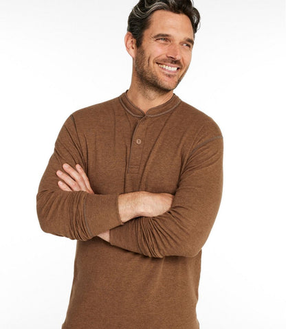 Men's Two-Layer River Driver's Shirt®, Traditional Fit Henley / L.L.Bean