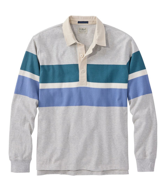 Men's Bean's Vintage Soft Rugby, Chest Stripe / L.L.Bean