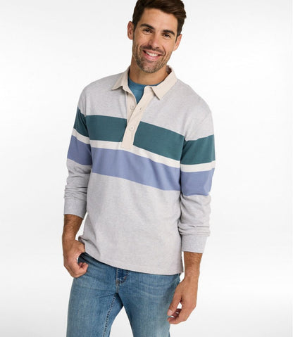 Men's Bean's Vintage Soft Rugby, Chest Stripe / L.L.Bean