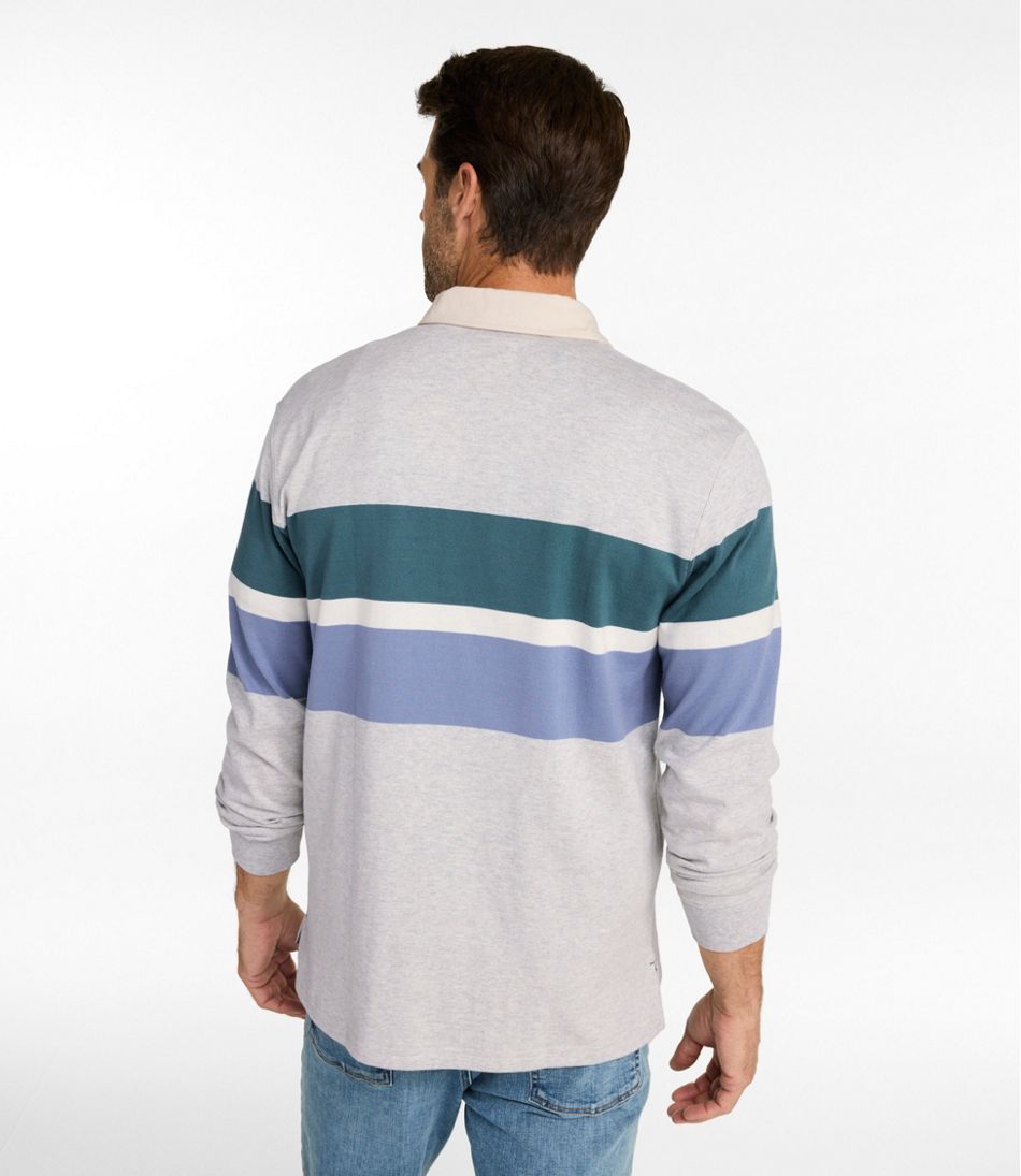 Men's Bean's Vintage Soft Rugby, Chest Stripe / L.L.Bean