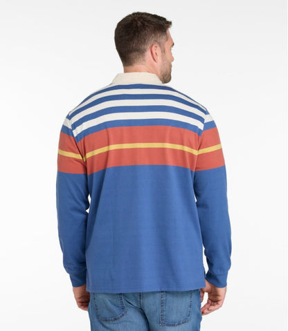 Men's Bean's Vintage Soft Rugby, Chest Stripe / L.L.Bean