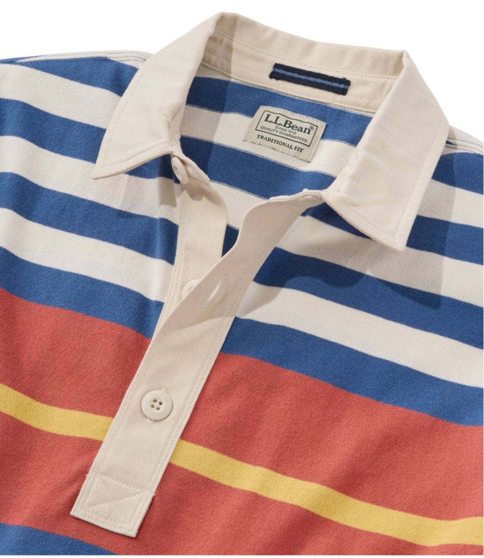 Men's Bean's Vintage Soft Rugby, Chest Stripe / L.L.Bean