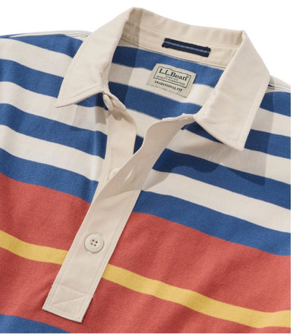 Men's Bean's Vintage Soft Rugby, Chest Stripe / L.L.Bean
