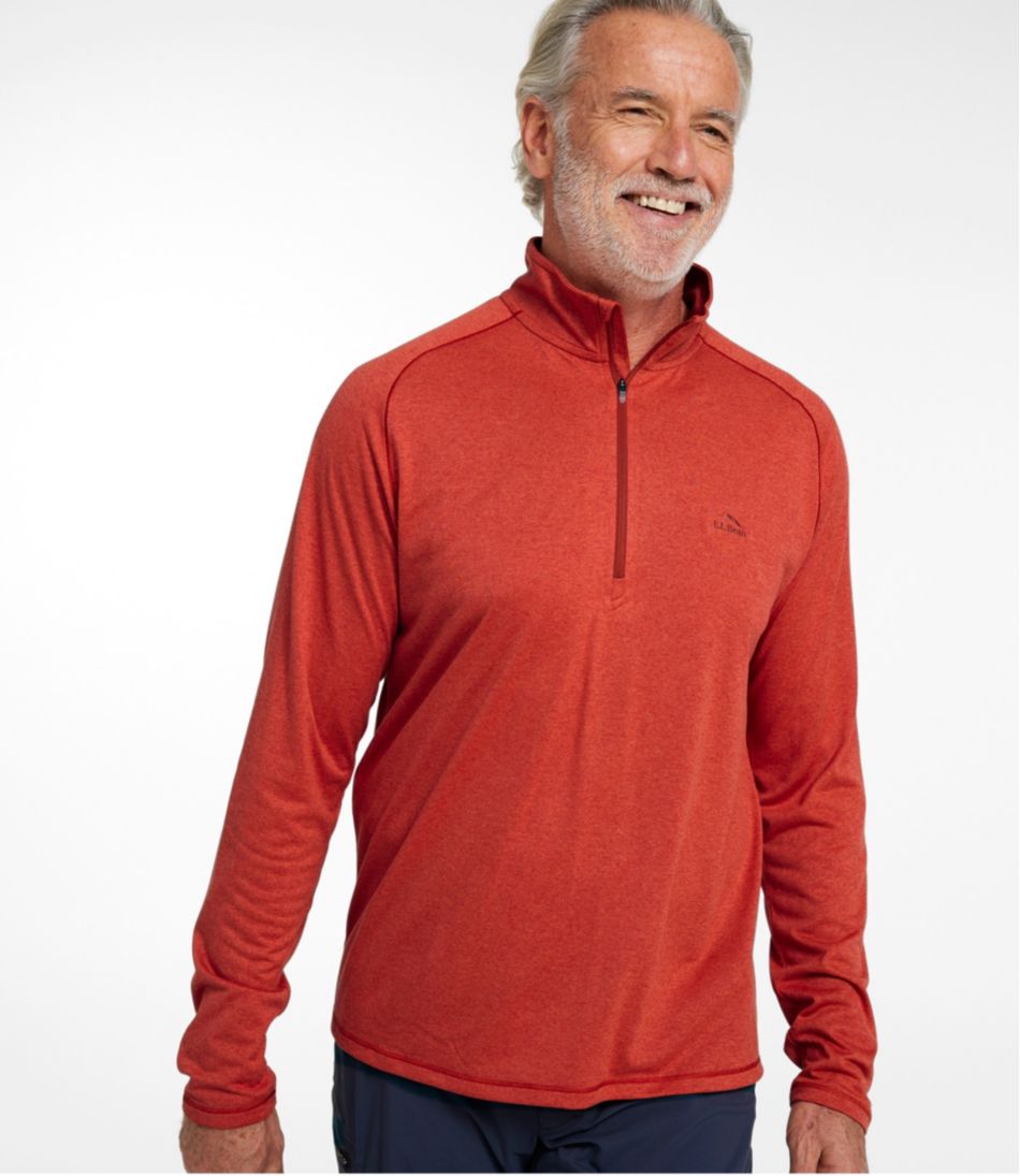 Men's Bean's Access Trail Tee, Quarter-Zip / L.L.Bean