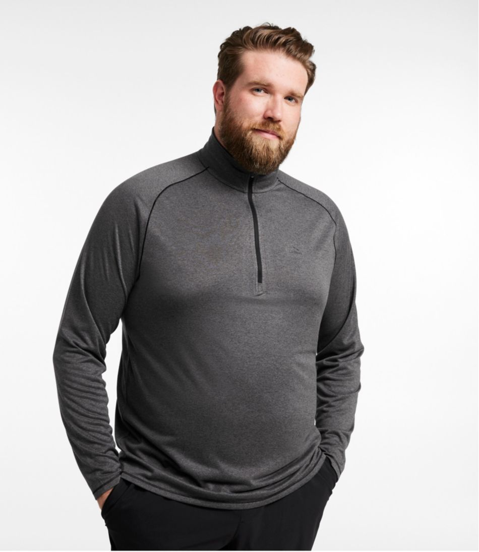 Men's Bean's Access Trail Tee, Quarter-Zip / L.L.Bean