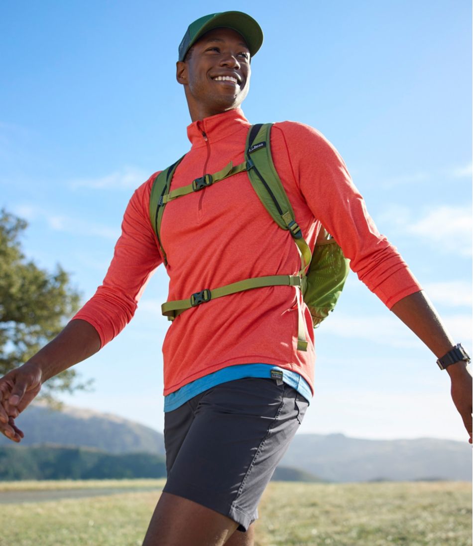 Men's Bean's Access Trail Tee, Quarter-Zip / L.L.Bean
