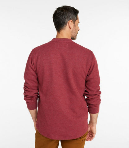Men's Katahdin Iron Works® Bonded Waffle Fleece Henley / L.L.Bean