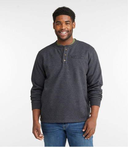 Men's Katahdin Iron Works® Bonded Waffle Fleece Henley / L.L.Bean