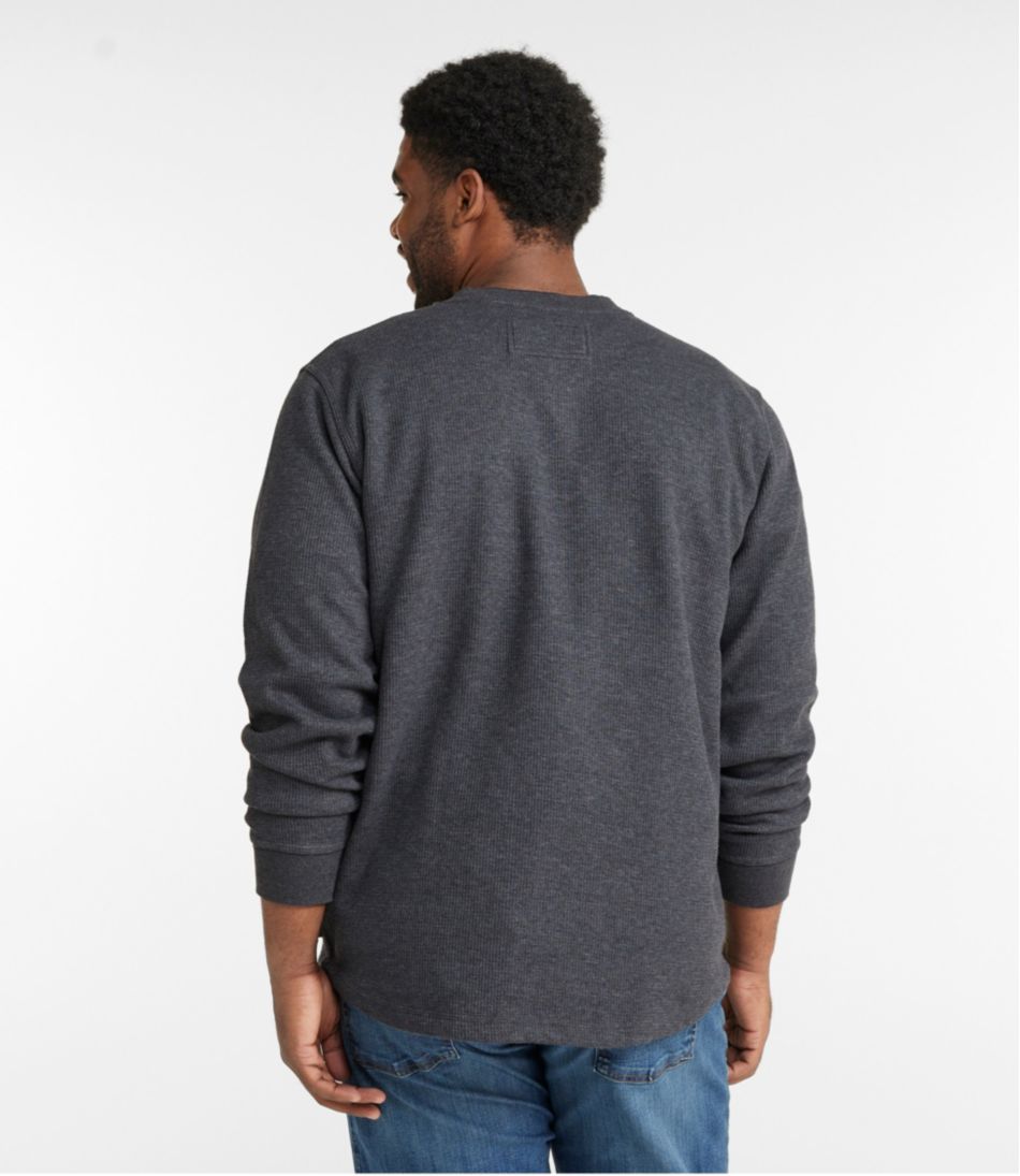 Men's Katahdin Iron Works® Bonded Waffle Fleece Henley / L.L.Bean