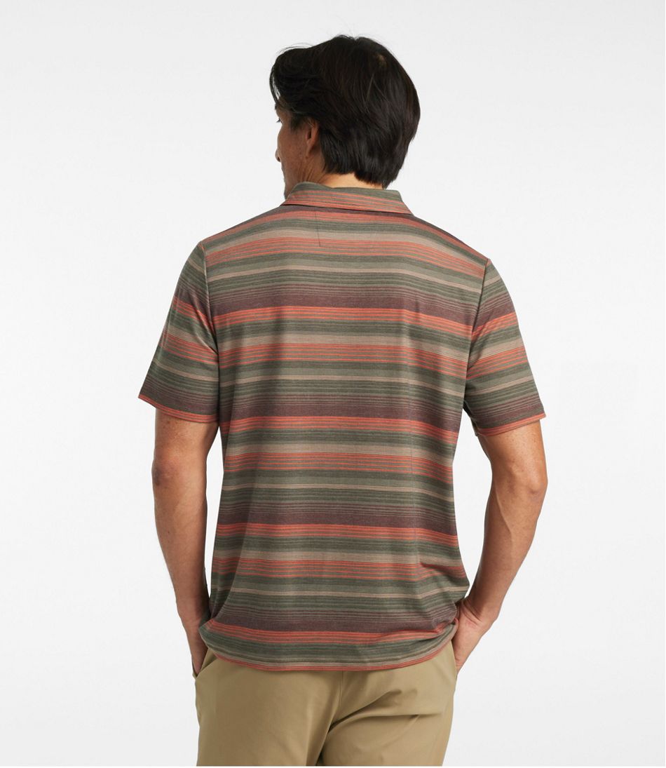 Men's Everyday SunSmart® Polo 2.0, Short-Sleeve Stripe / L.L.Bean