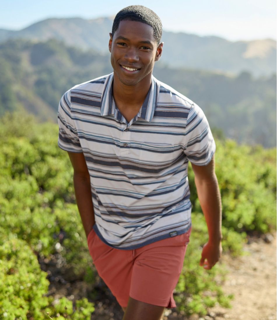 Men's Everyday SunSmart® Polo 2.0, Short-Sleeve Stripe / L.L.Bean