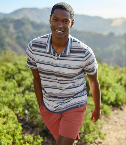 Men's Everyday SunSmart® Polo 2.0, Short-Sleeve Stripe / L.L.Bean