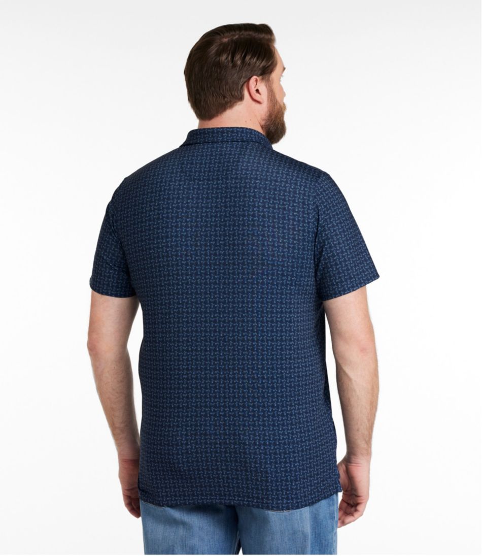 Men's Comfort Stretch Performance® Party Polo, Slightly Fitted, Short-Sleeve, Print / L.L.Bean