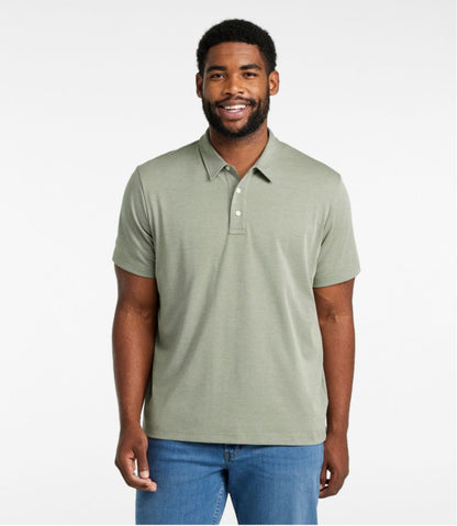Men's Comfort Stretch Performance® Polo, Short-Sleeve, Slightly Fitted / L.L.Bean