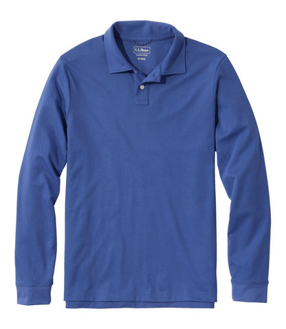 Men's Comfort Stretch Performance® Polo, Long-Sleeve, Slightly Fitted / L.L.Bean