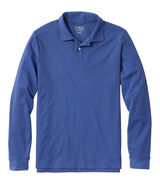Men's Comfort Stretch Performance® Polo, Long-Sleeve, Slightly Fitted / L.L.Bean
