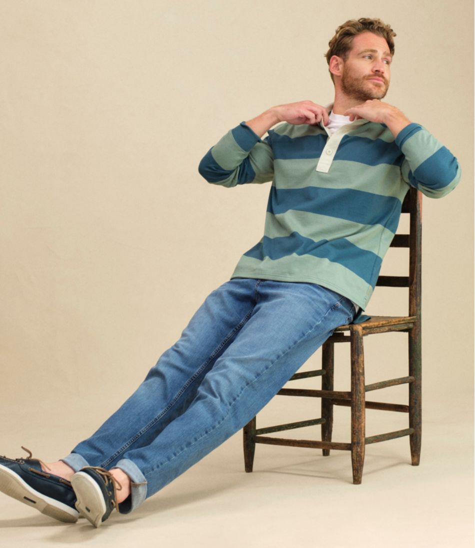 Men's Bean's Vintage Soft Rugby, Stripe / L.L.Bean