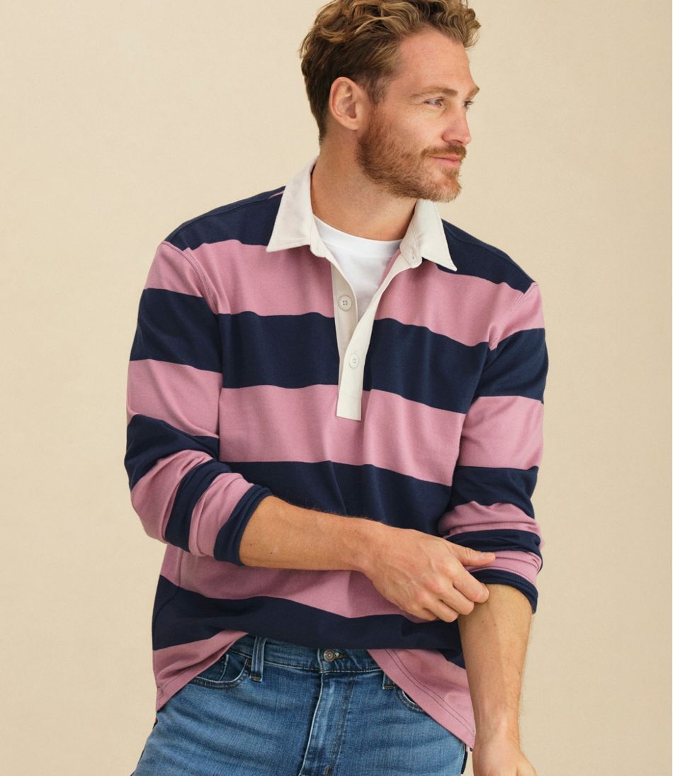 Men's Bean's Vintage Soft Rugby, Stripe / L.L.Bean