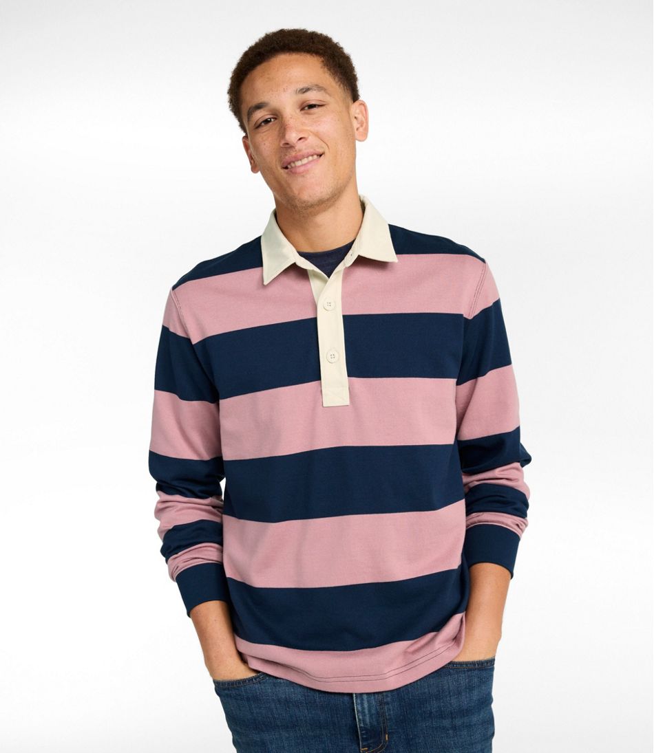Men's Bean's Vintage Soft Rugby, Stripe / L.L.Bean