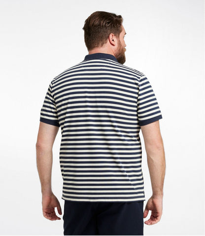 Men's Casco Bay Rugged Polo, Short-Sleeve, Stripe / L.L.Bean