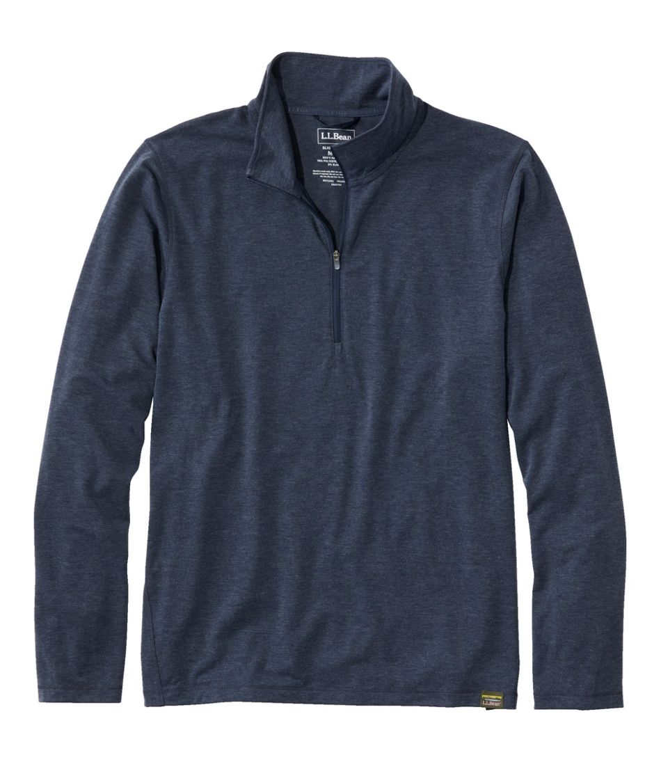 Men's Everyday SunSmart® Tee, Long-Sleeve Quarter-Zip / L.L.Bean