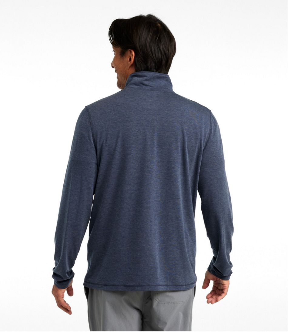 Men's Everyday SunSmart® Tee, Long-Sleeve Quarter-Zip / L.L.Bean