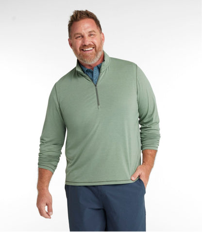Men's Everyday SunSmart® Tee, Long-Sleeve Quarter-Zip / L.L.Bean
