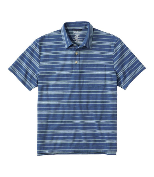 Men's Lakewashed Performance Polo, Short-Sleeve, Stripe / L.L.Bean
