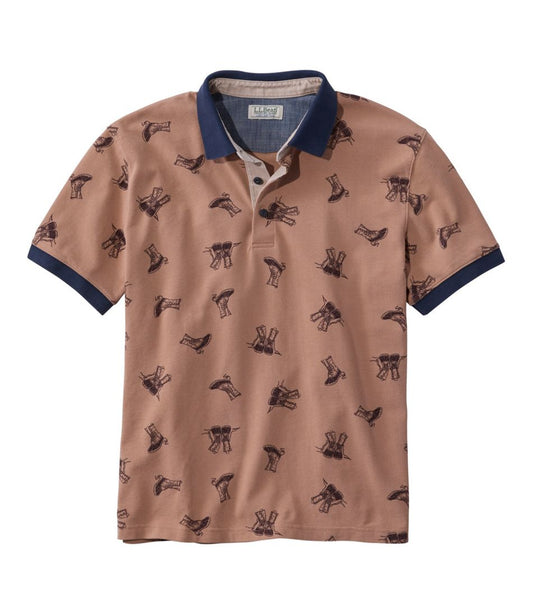 Men's Casco Bay Rugged Polo, Short-Sleeve, Print / L.L.Bean