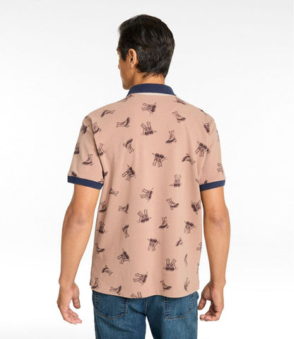 Men's Casco Bay Rugged Polo, Short-Sleeve, Print / L.L.Bean