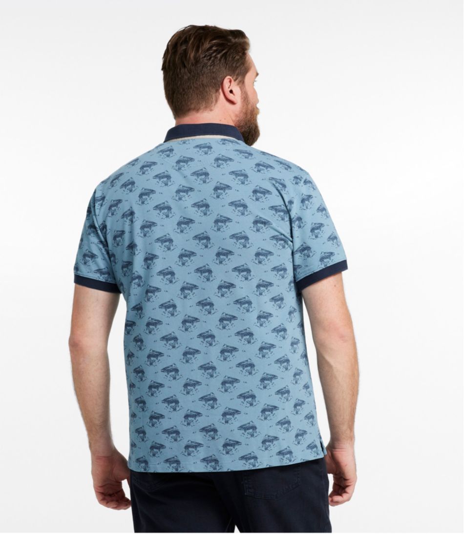 Men's Casco Bay Rugged Polo, Short-Sleeve, Print / L.L.Bean