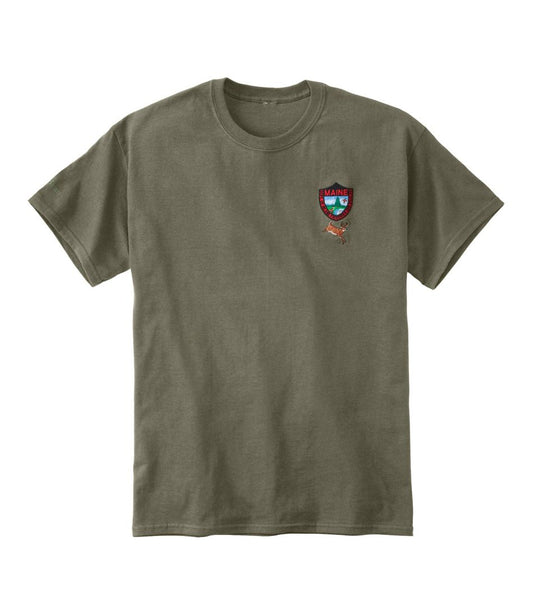 Men's Maine Inland Fisheries and Wildlife Tee, White-Tailed Deer / L.L.Bean