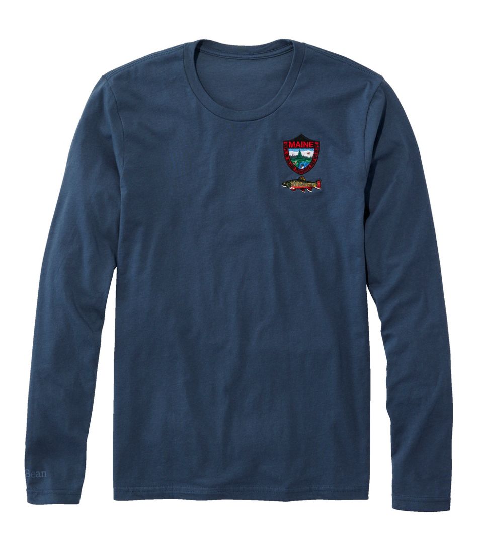 Men's MIF&W Tee, Long-Sleeve Brook Trout / L.L.Bean